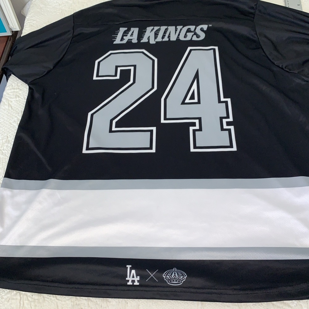 Los Angeles Dodgers x Los Angeles Kings 2024 Night Hockey Jersey Men's XL - Picture 6 of 8